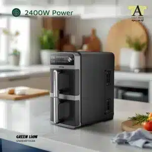 سرخ‌کن دو طبقه‌ی Green Lion Double Decker Air Fryer 10L